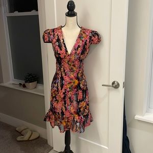 Dress the population beaded dress